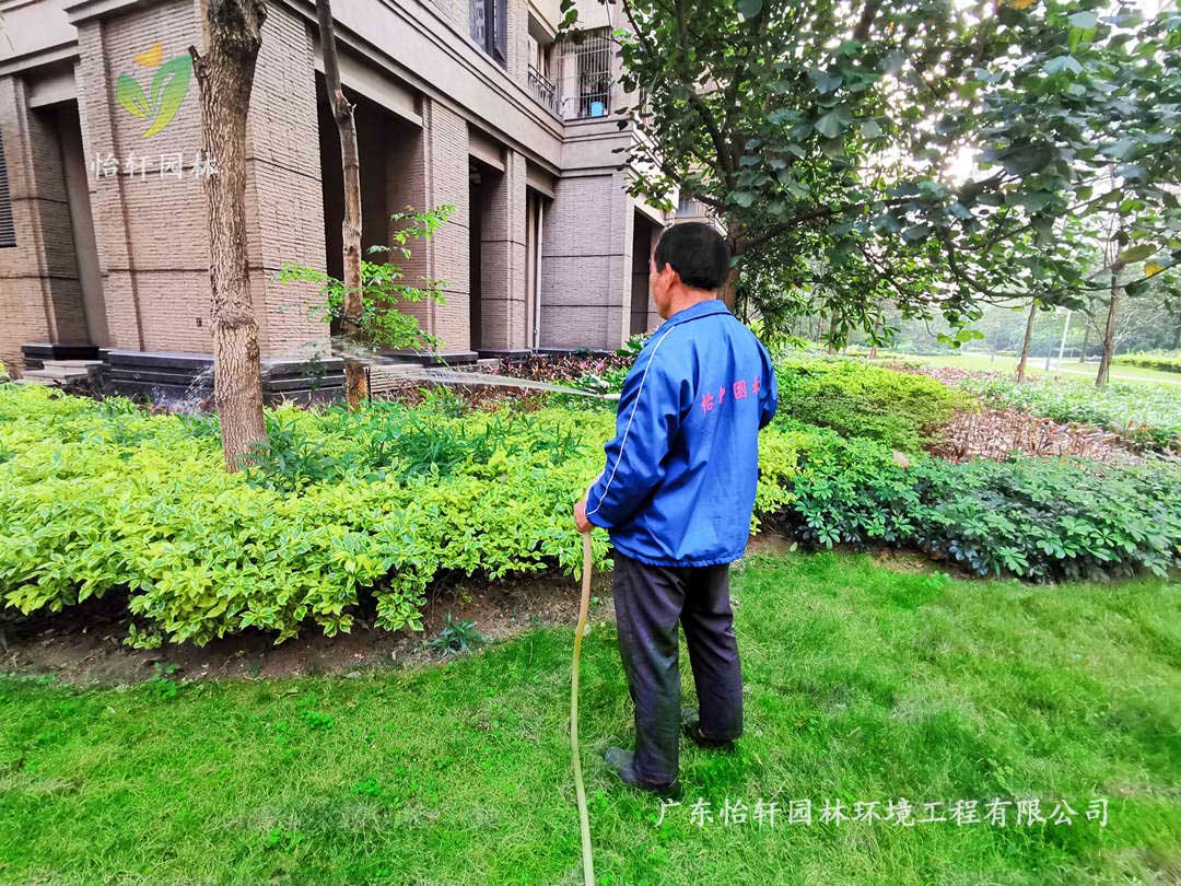 深圳佳兆業集團旗下水岸新都小區綠化養護