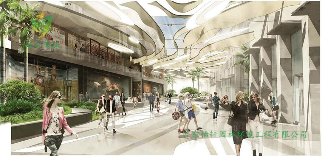 海南三亞水居巷商業景觀設計案例效果圖