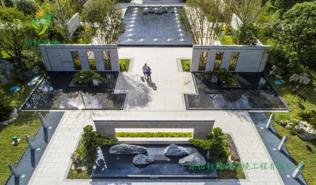 桂林碧桂園?漓江公館小區綠化工程實景圖