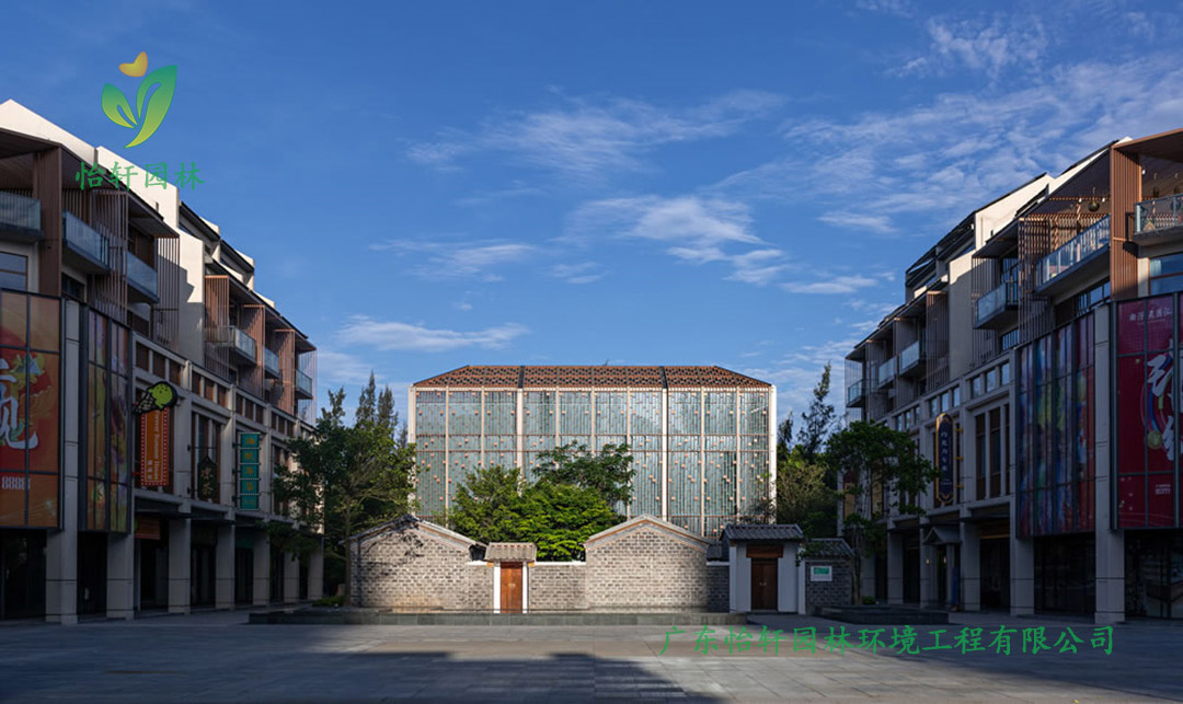 文昌南洋美麗匯商業街綠化工程實景圖
