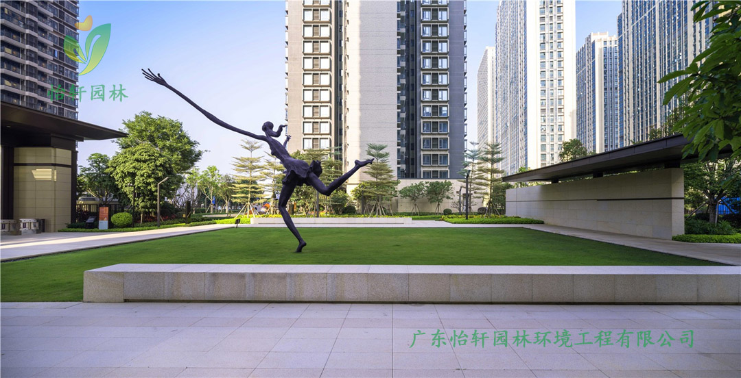 南沙時代·香海彼岸小區綠化景觀設計實景圖