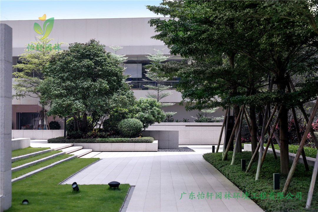 南沙時代·香海彼岸小區綠化景觀設計實景圖