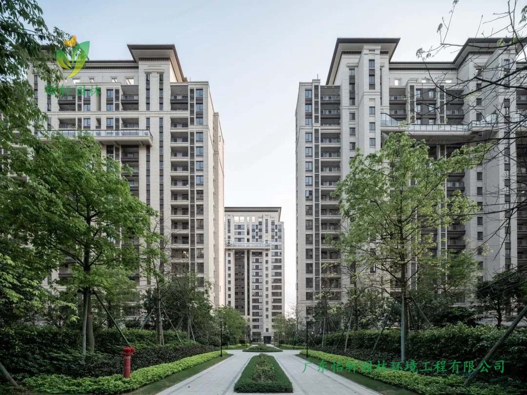 肇慶中海·新城1號小區景觀綠化設計案例