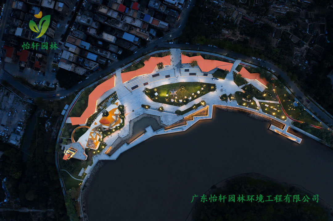 東莞龍灣生態濕地公園綠化景觀設計實景圖