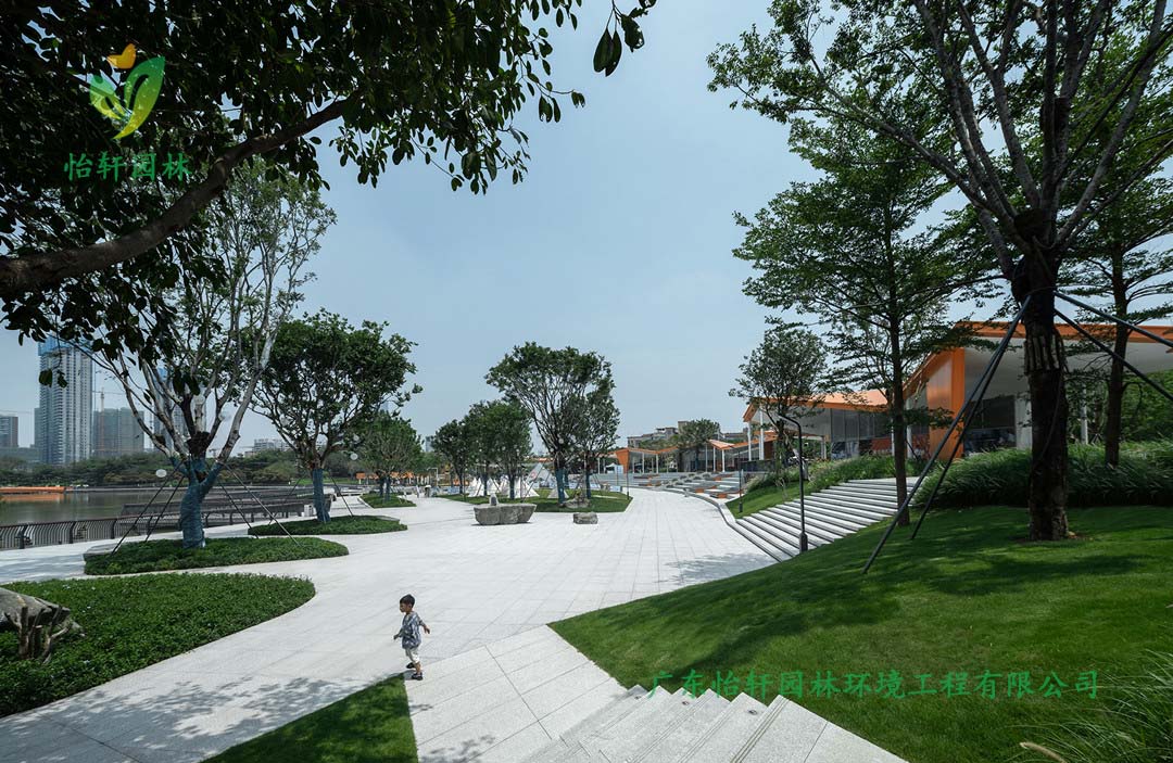東莞龍灣生態濕地公園綠化景觀設計實景圖