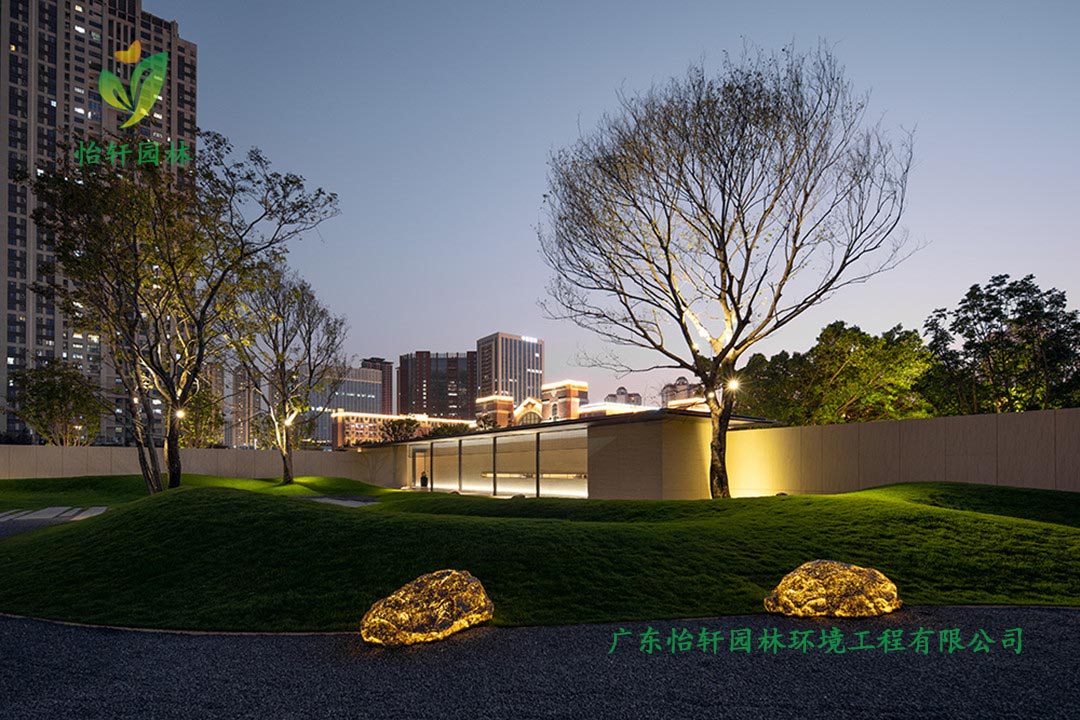 佛山市南海區良溪保利天悅小區綠化工程實景圖