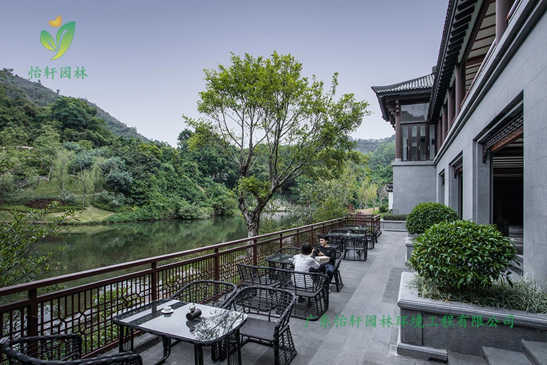 中海湯泉度假酒店三期綠化工程實(shí)景圖