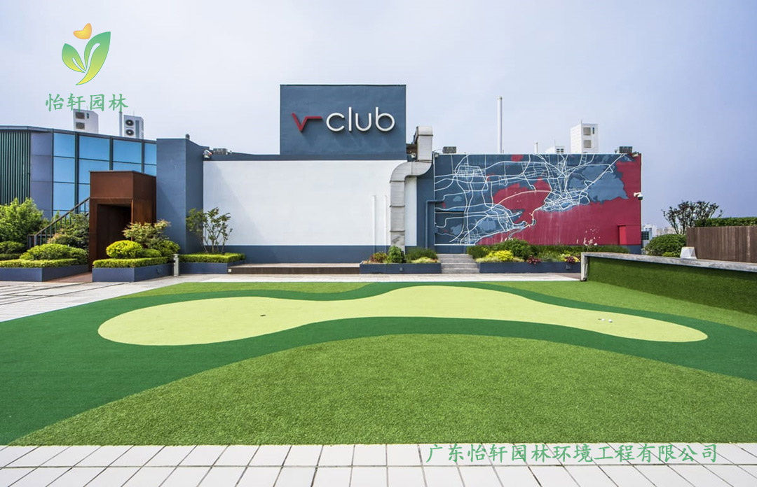 萬科地產深圳總部屋頂花園綠化工程設計改造實景圖