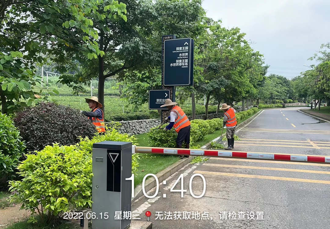 怡軒園林綠化公司美的鷺湖度假區日常綠化養護