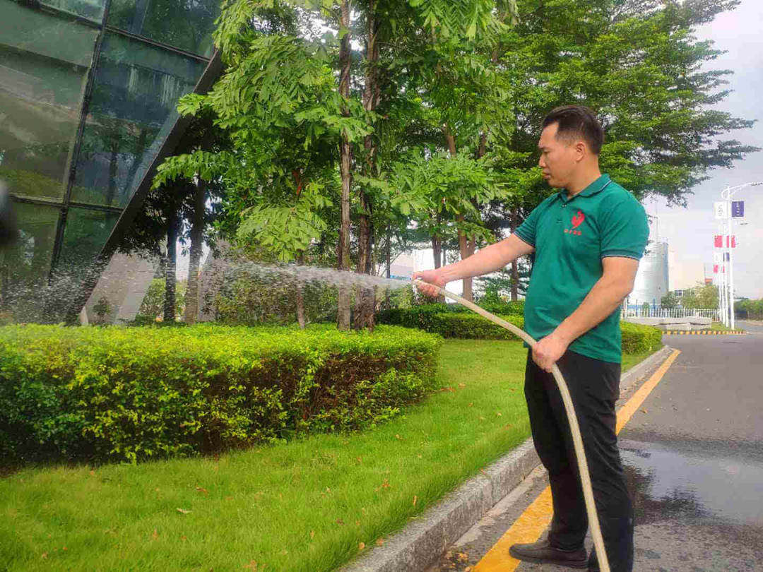 立秋過后的園林綠化養護澆水